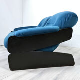 Reupholstered space age 2 seater sofa, 1960s