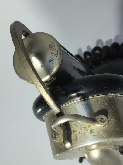 Vintage black Bakelite phone Thomson-houston