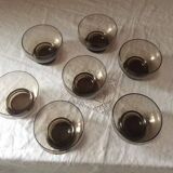 Set of seven Champagne glasses