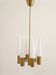 1950s brass and glass chandelier by Hans-Agne Jakobsson