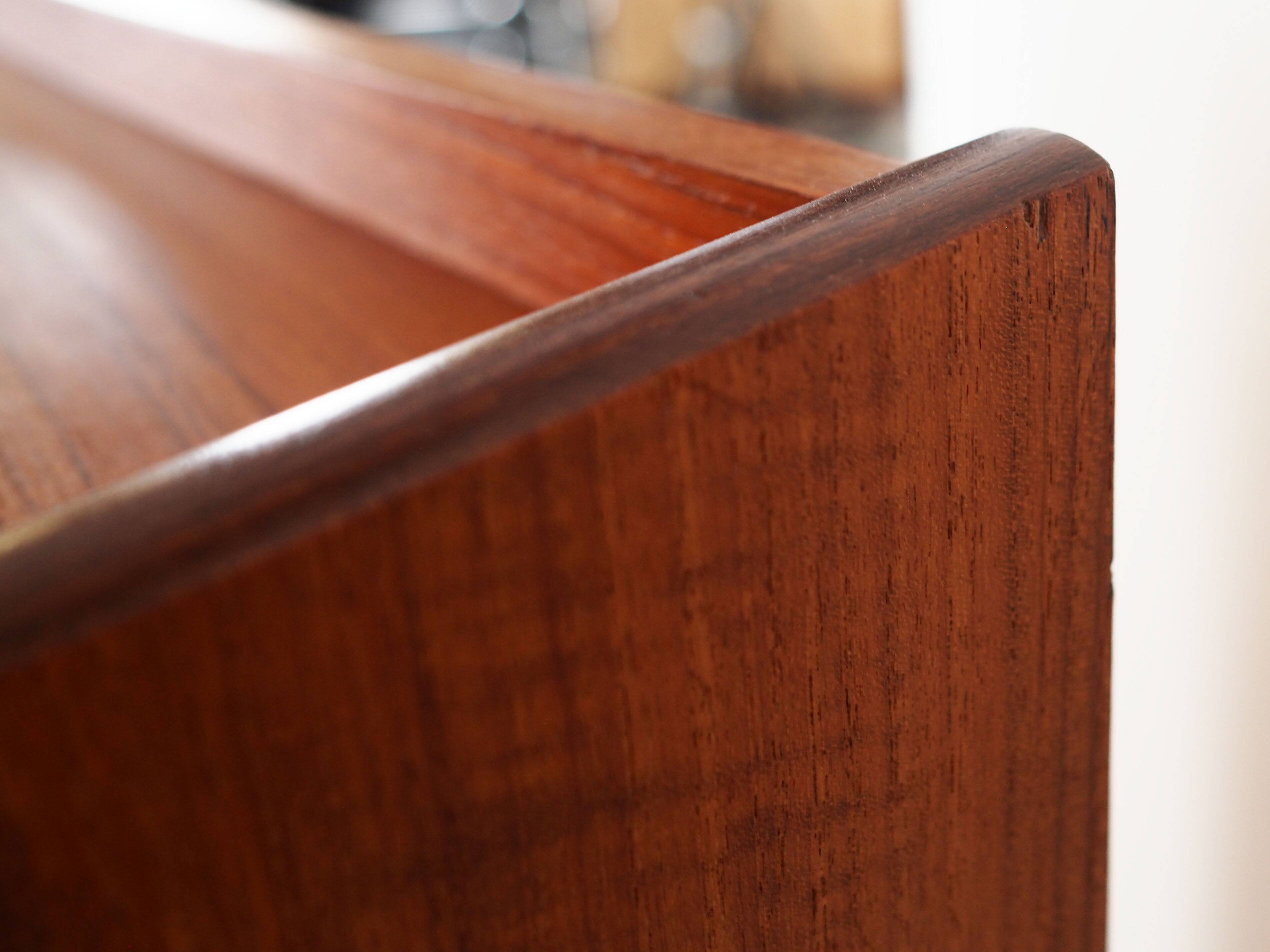 Teak secretary, Danish design, 1970s, production: Denmark