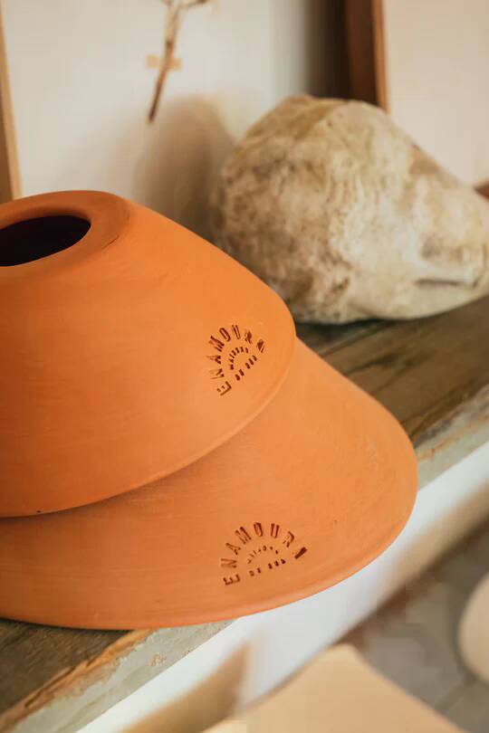 LISETTE - Red terracotta - Portable lamp