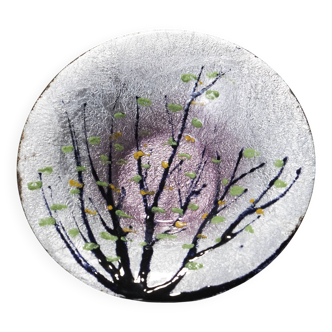 POETIC CERAMIC BOWL FROM LIMOGES, 20TH CENTURY