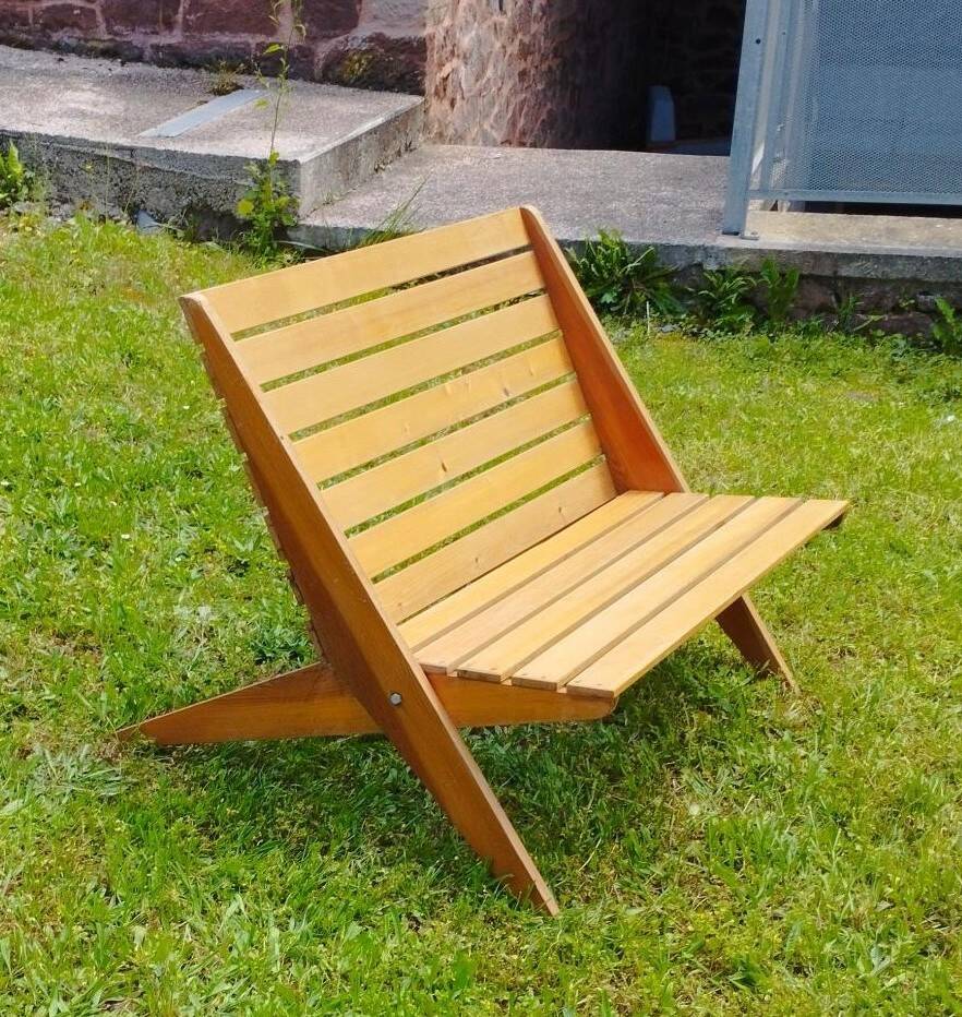 Banc pliant vintage