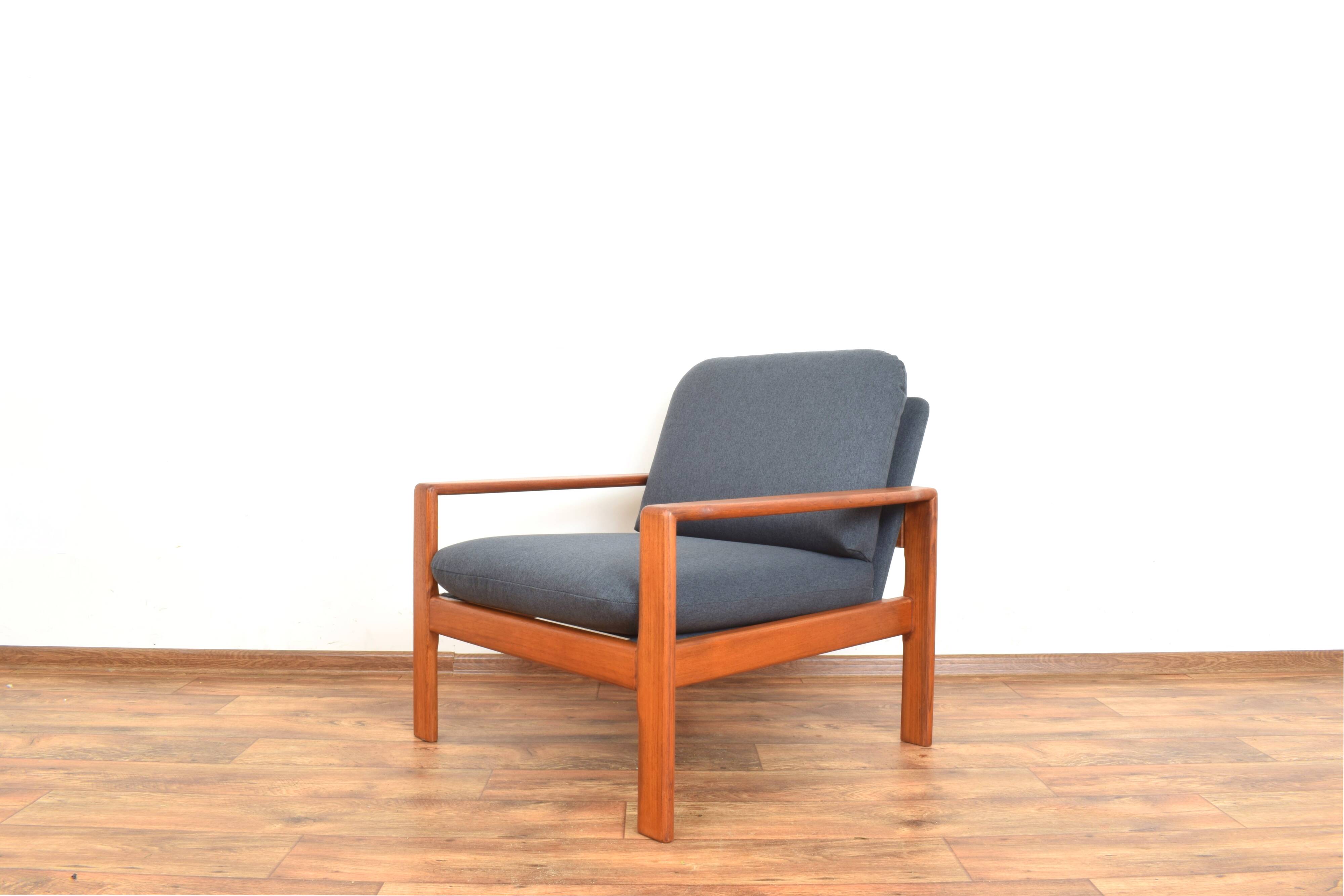 Mid-Century Danish Teak Armchairs, 1970s, Set of 2