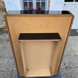 Vintage black coffee table from the 50s