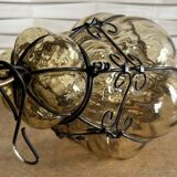 Hallway cage lantern, Murano blown glass, Venice, vintage, 1960s