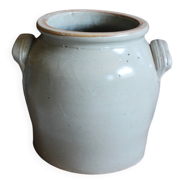 Large vase glazed stoneware in greige.