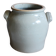 Large vase glazed stoneware in greige.