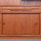 Danish design teak highboard, 1960s