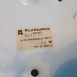 Applique Paul Neuhaus verre glaçon Ø 40cm