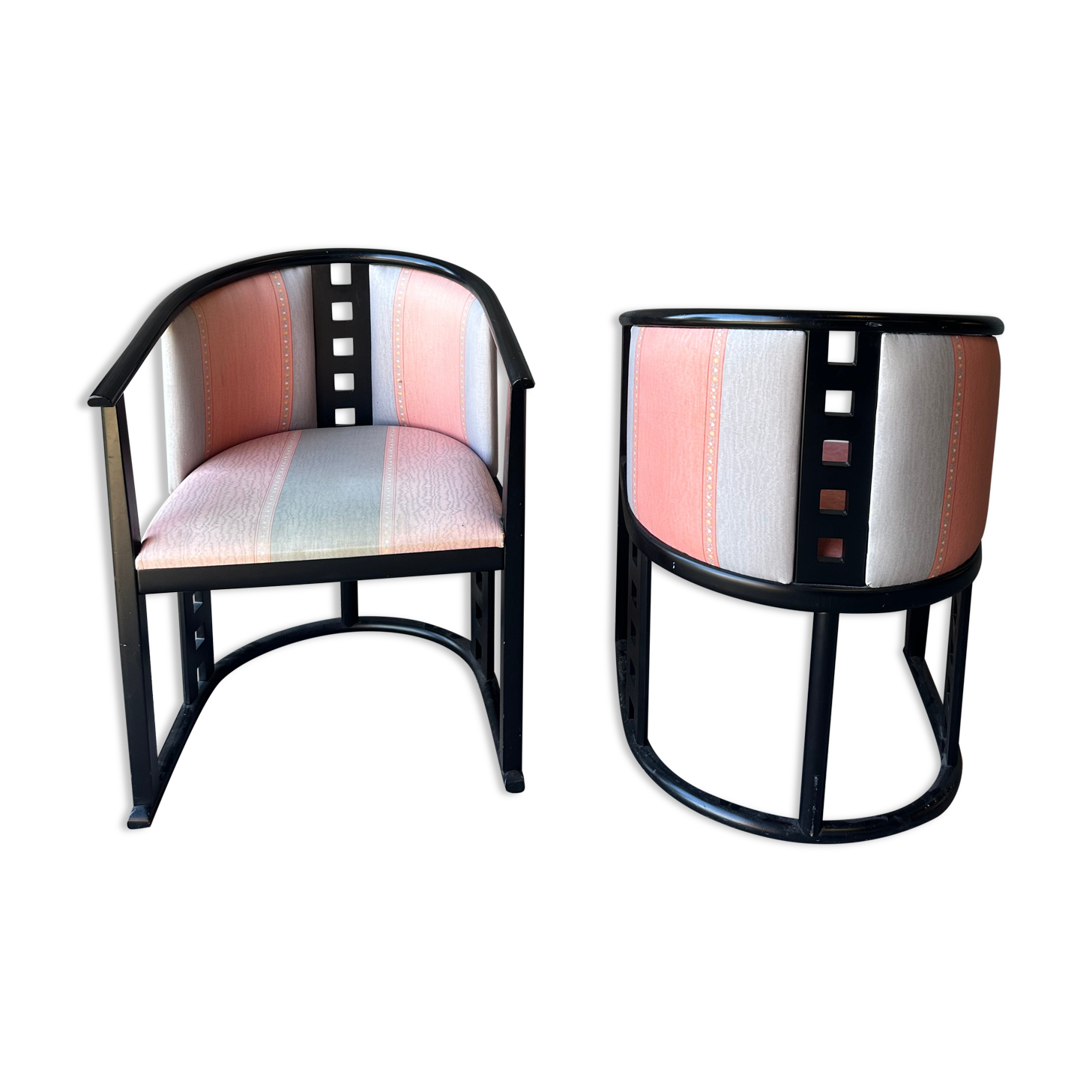 Pair of modernist armchairs