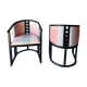Pair of modernist armchairs
