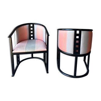 Pair of modernist armchairs