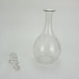 Old crystal carafe, with its stopper