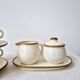 Set of 2 vintage coffee cups, pot and sugar bowl '1970s - Torgau