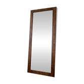 Vintage wooden mirror in Scandinavian style