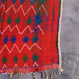 Tapis Marocain Boujad rouge - 145 x 226 cm