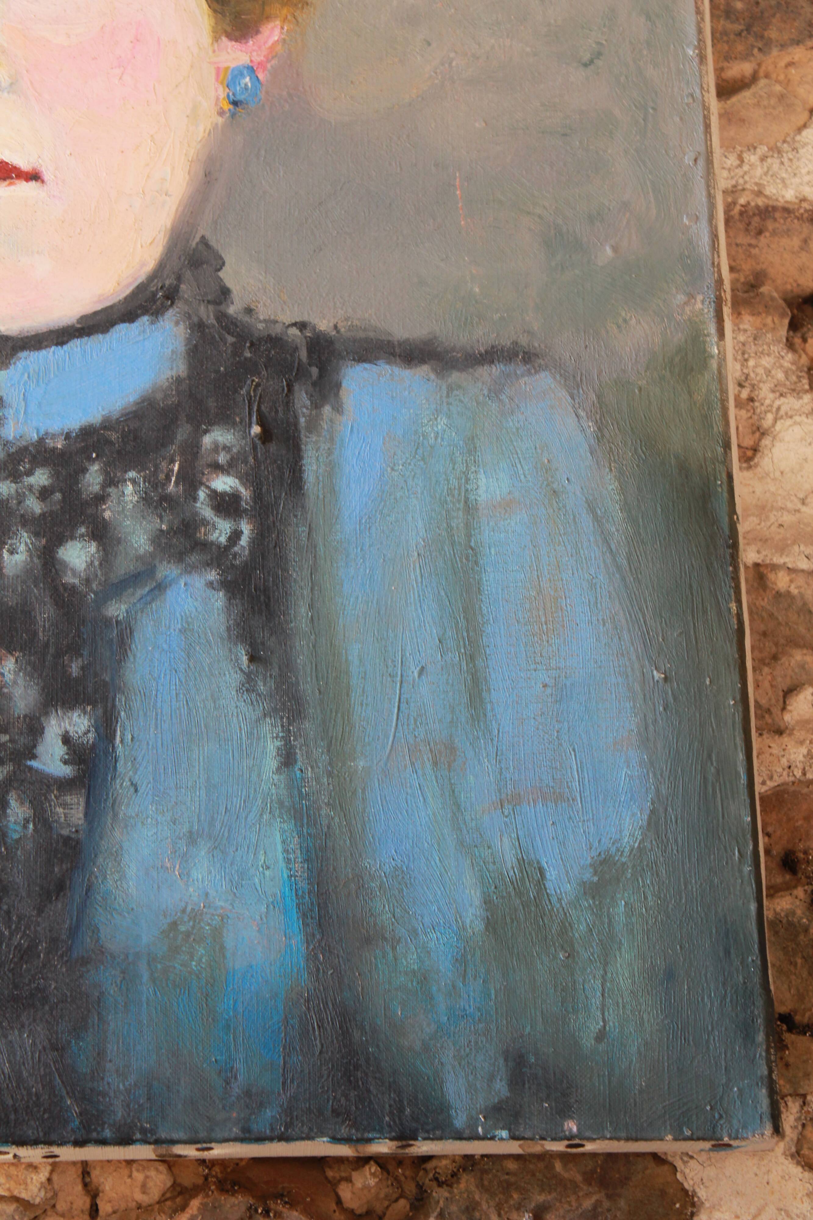 Painting - portrait woman