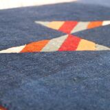 Postmodern Hand-Knotted Wool Rug from Nepal, 1980s Vintage