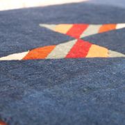 Postmodern Hand-Knotted Wool Rug from Nepal, 1980s Vintage