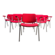 Chaises latérales vintage DSC 106 par Giancarlo Piretti pour Castelli, années 1970 - ensemble de 6