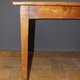 Elm bistro table late XIX