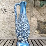 Vintage blue lava jug