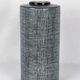 Black and grey porcelain vase by François Bernard