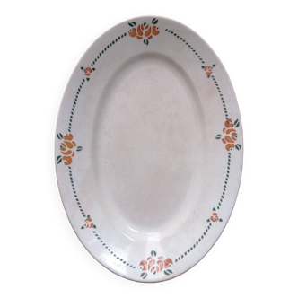 Old oval dish