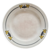 Antique footed compote / bowl in ironstone – "Renée" model from Salins