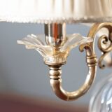 Delta Quattro 5-Light Crystal Table Lamp – Silver Finish
