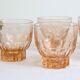 Set de 5 verre à liqueur en verre rose