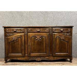 Louis XV style Provençal sideboard in walnut