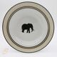 6 Porcelain soup plates, Safari.