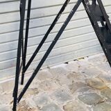 Old wooden workshop stepladder