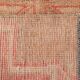 Tapis persan de couloir vintage rouge et marron