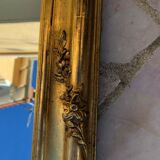 Old mirror in gilded wood 125x79cm