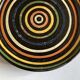 XXL empty target pocket dish in glazed earthenware from Marnaz 1950