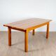 Dining room table in Landes pine by Pierre Gauthier Delaye, published by Vergneres