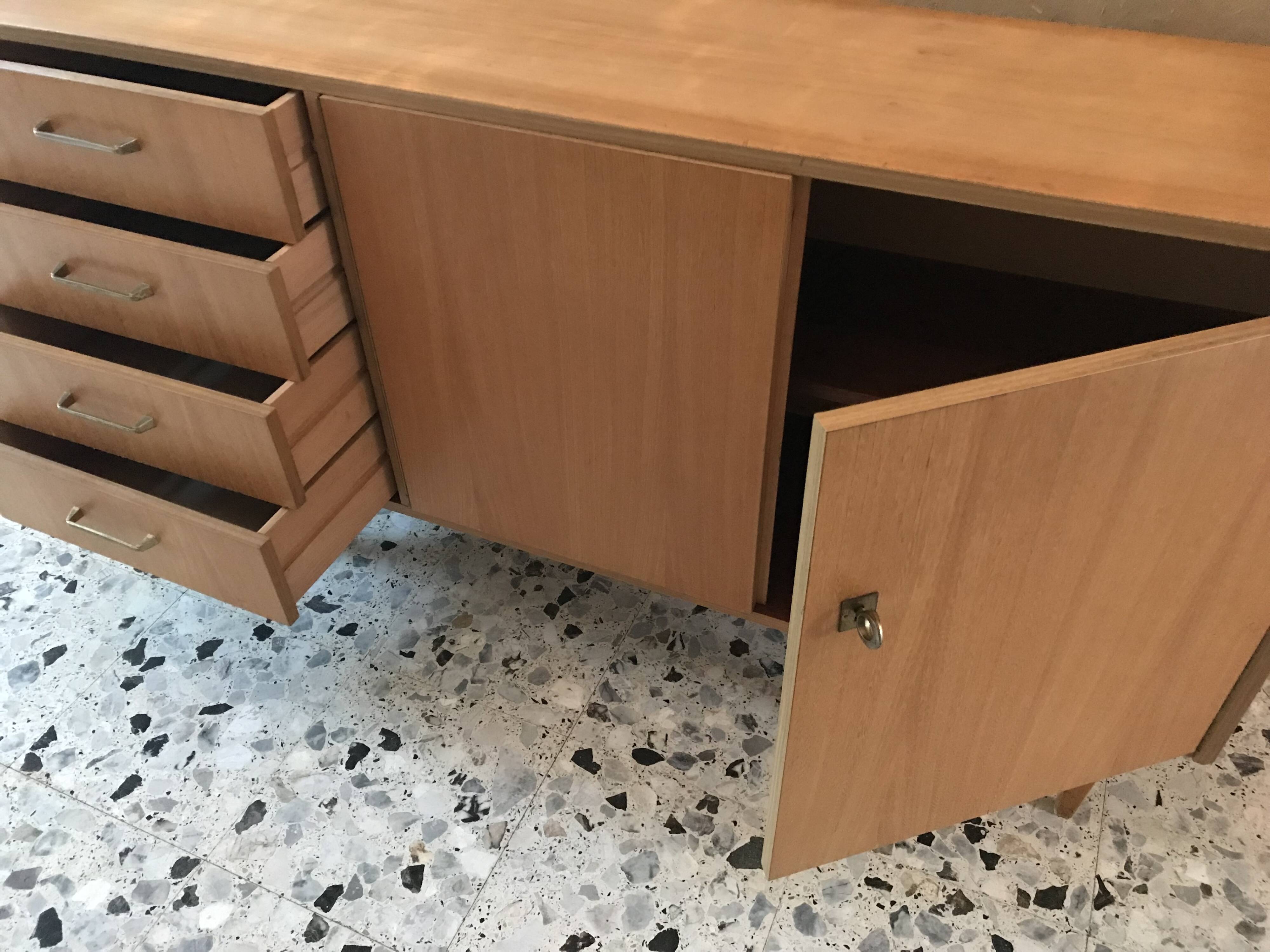 Vintage sideboard in light wood