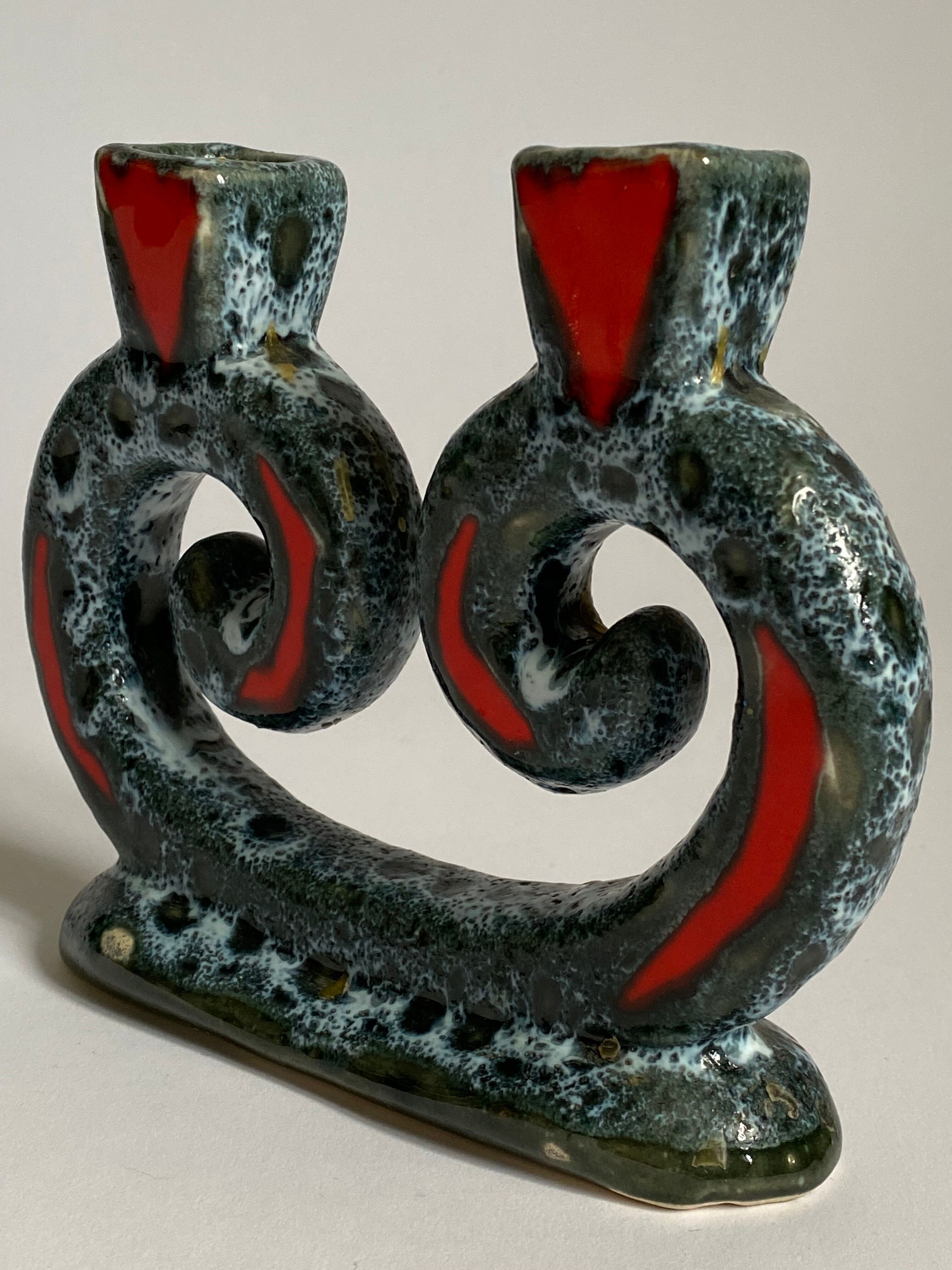 Seventies volute candle holder