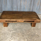 Solid oak coffee table