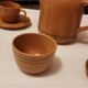 Coffee service or tea in Sarguemine sandstone from the 'Art Workshop of Lorraine'
