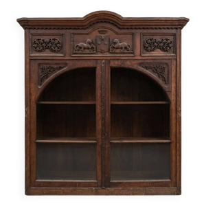 Ancien meuble bibliothèque