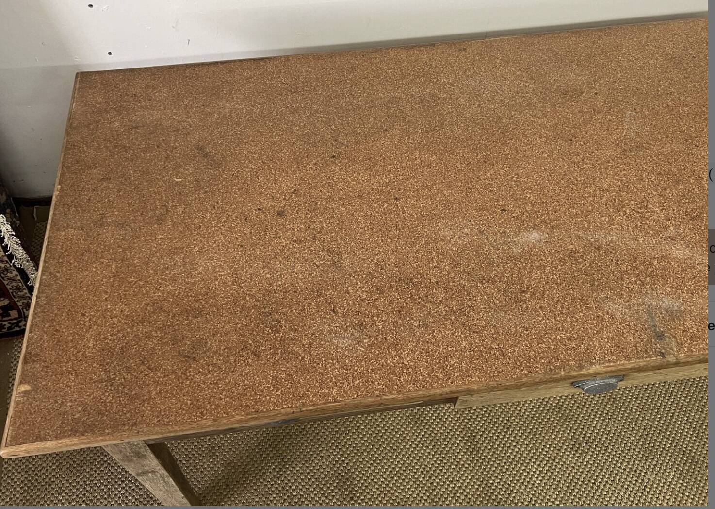 Vintage 3 Drawer Farmhouse Table