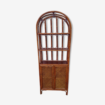 Bamboo library and rattan caning