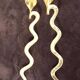 2 large bronze snake cobra wall lights mid century decor candle holder