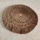 Pleated velvet cushions