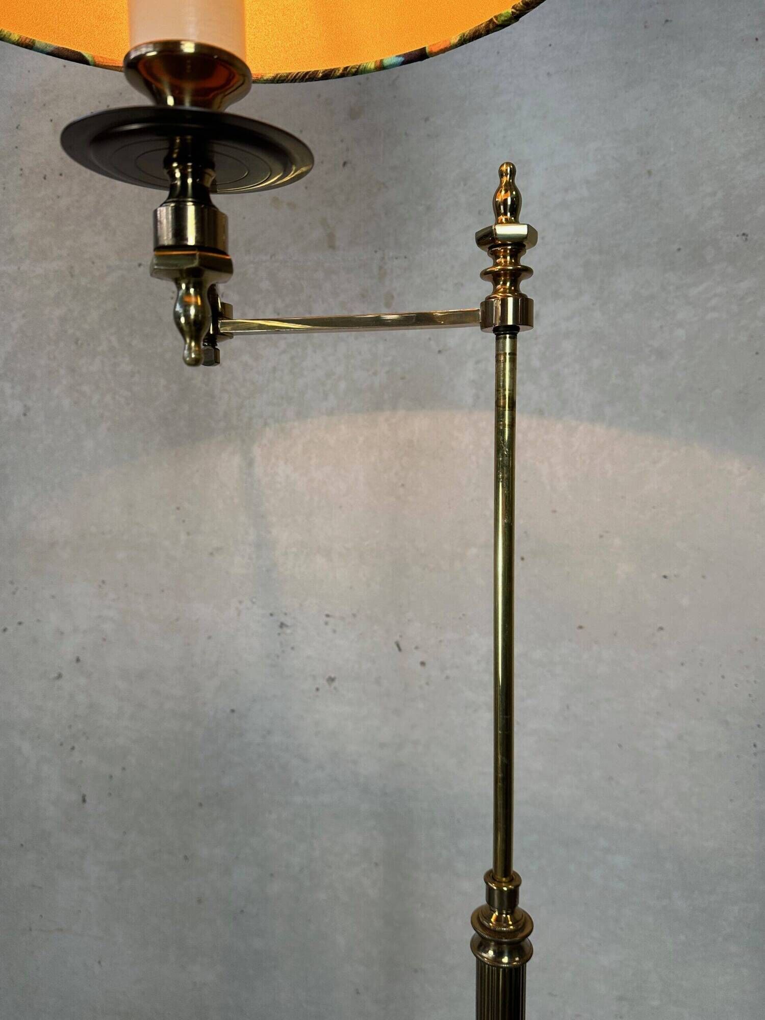 Vintage brass floor lamp